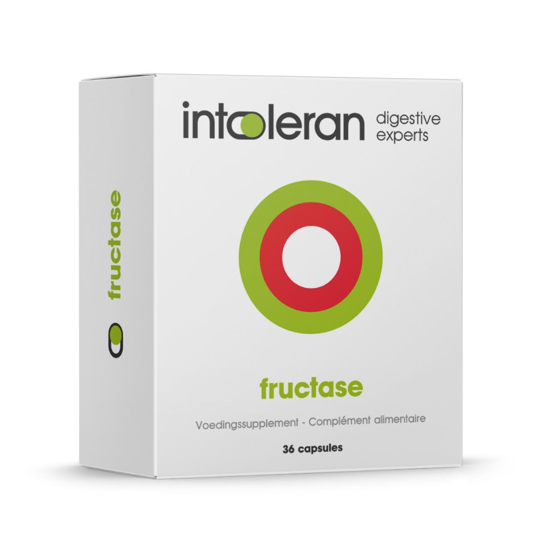 Fructase - 36 Capsules | Helpt bij vertering van Fructose | Bevat spijsverteringenzym Xylose Isomerase | Low FODMAP & Vegan | Intoleran