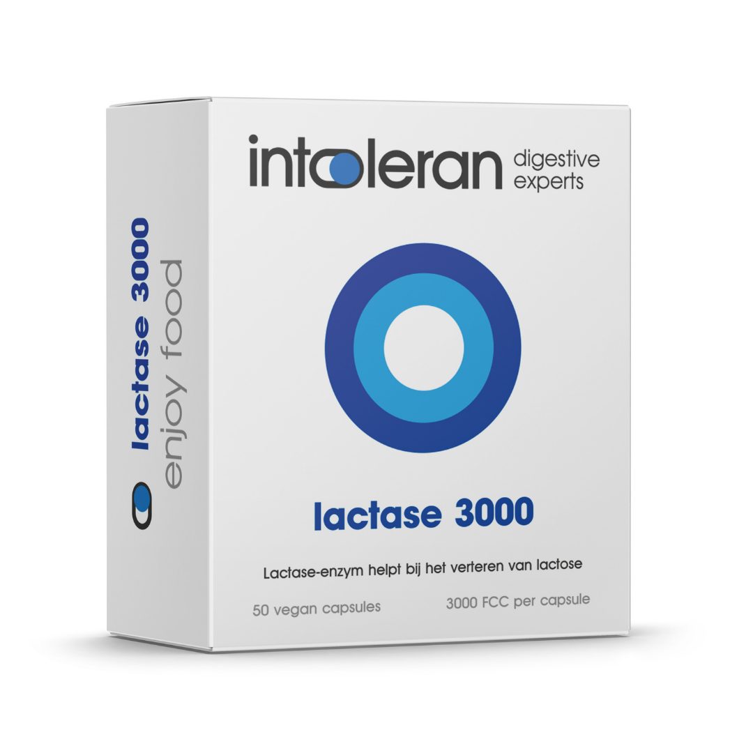 Lactase 3000 - 50 Capsules | Ideaal bij milde Lactose Intolerantie | Bevat Lactase dat helpt bij het verteren van Lactose | Puur & vegan | Intoleran