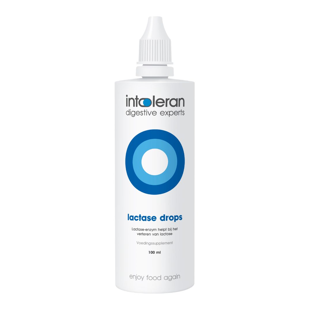 Lactase Drops - 100 ml | Lactose Intolerantie | Bevat vloeibaar Lactase enzym dat helpt bij het verteren van Lactose | Lactose-vrij koken | Intoleran