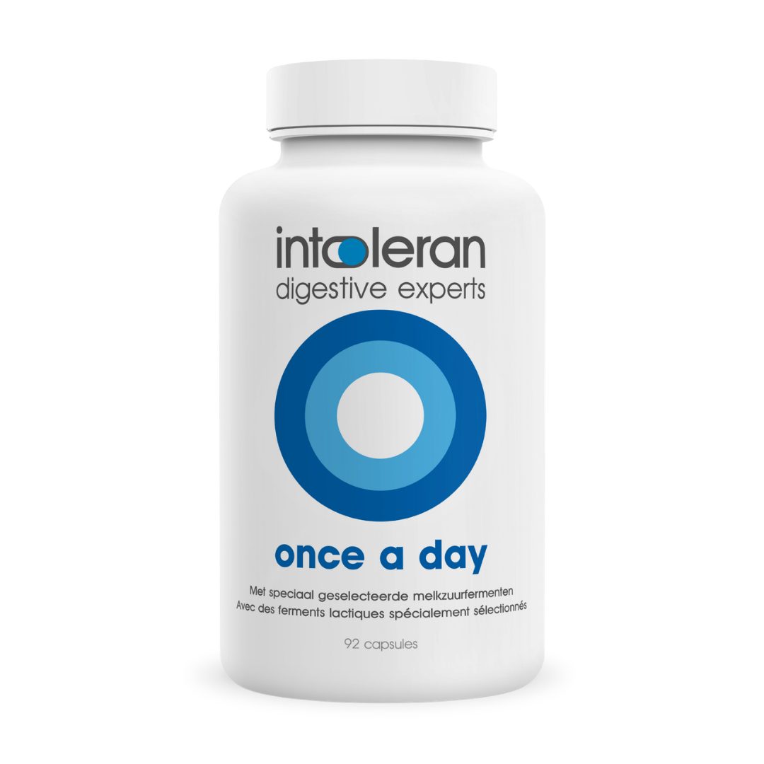 Once a Day - 92 Capsules | Lactose Intolerantie | 1 capsule per dag | Probiotica | 6 probioticastammen met 10 miljard levende bacteriën