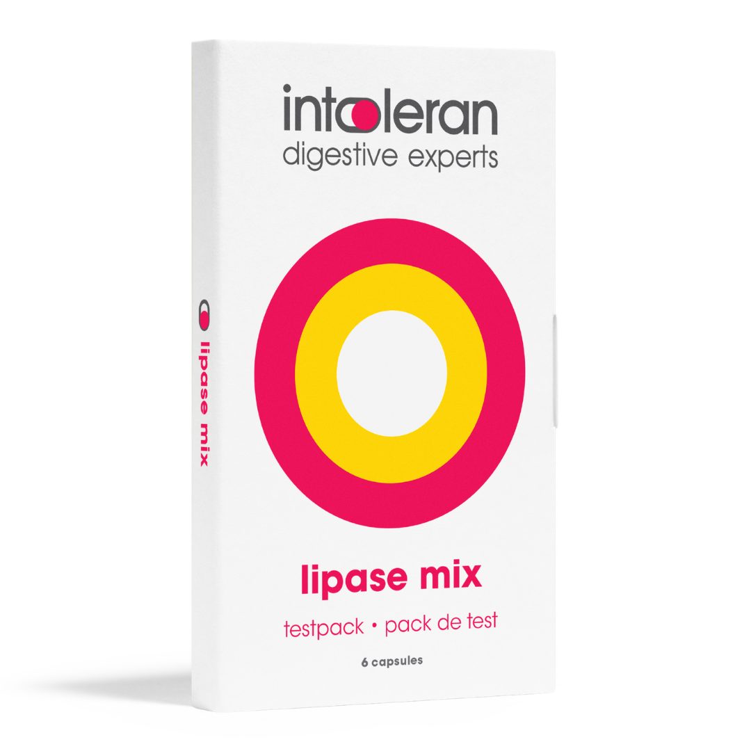 Intoleran Lipase Mix Testpack - 6 Capsules | Ondersteunt de Vertering van Vetten | Puur, Vegan en Glutenvrij