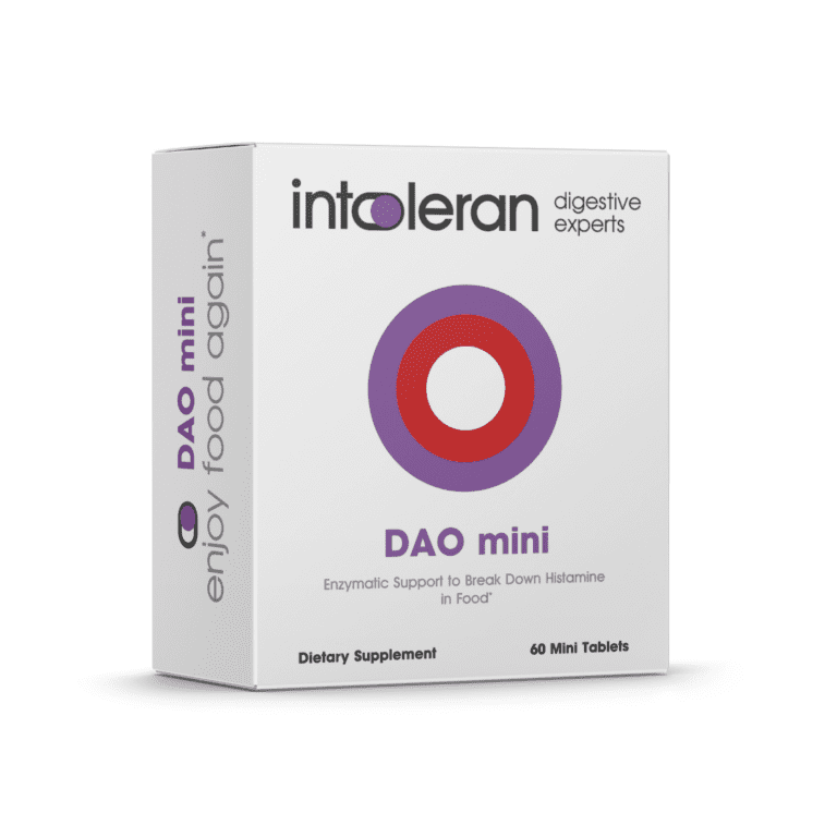 DAO mini - 60 tablets | Contains Diamine Oxidase | Intoleran