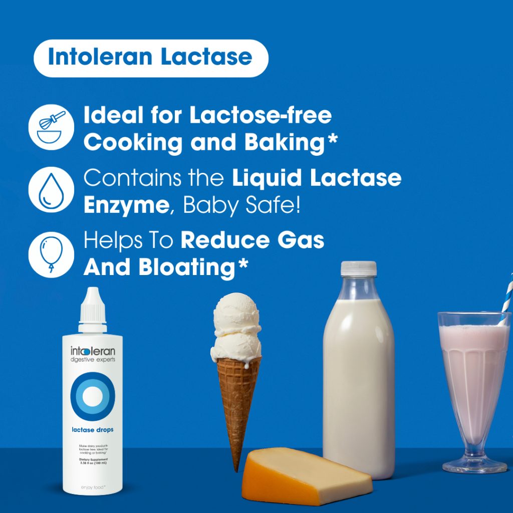 Lactase drops | Make dairy products lactose-free! | Intoleran